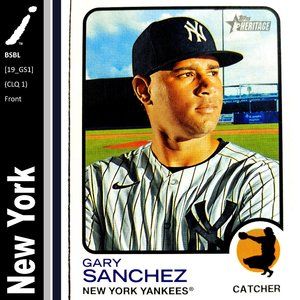 New York Yankees (Gary Sanchez) - BSBL [19_GS1]